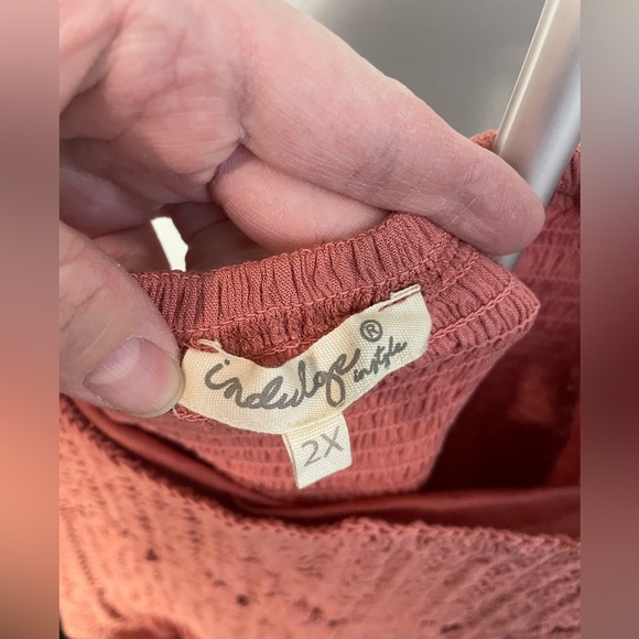 Women's Coral Top size 2X - Picture 5 of 7